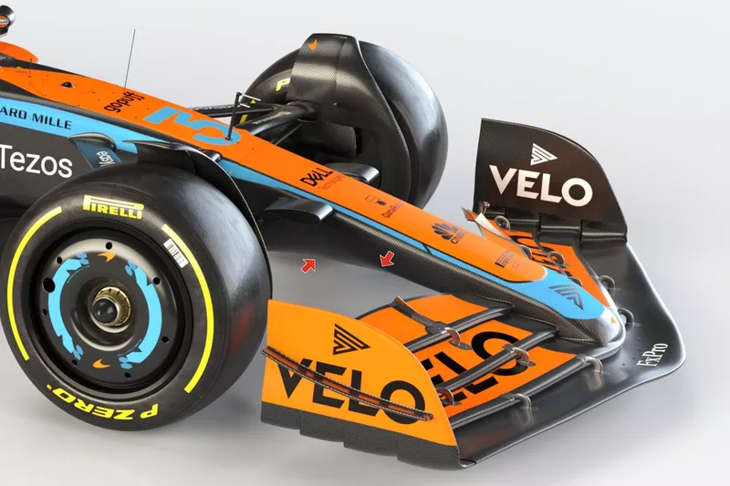 McLaren MCL36 nose
