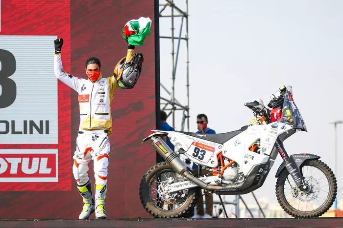#93 Caravanserraglio Rally Racing Team KTM: Piolini Lorenzo