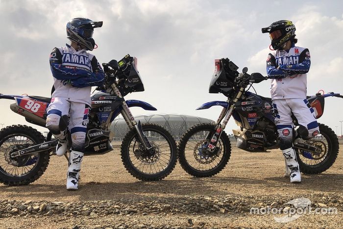#98 Pont Grup Yamaha: Sara Garcia, #99 Pont Grup Yamaha: Javier Vega Puerta