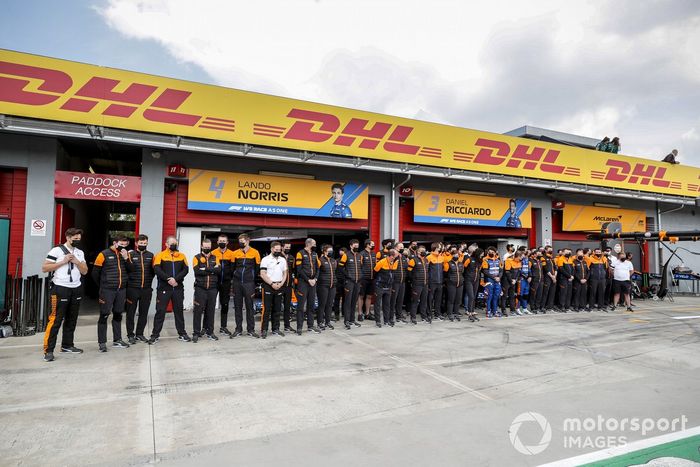 McLaren team