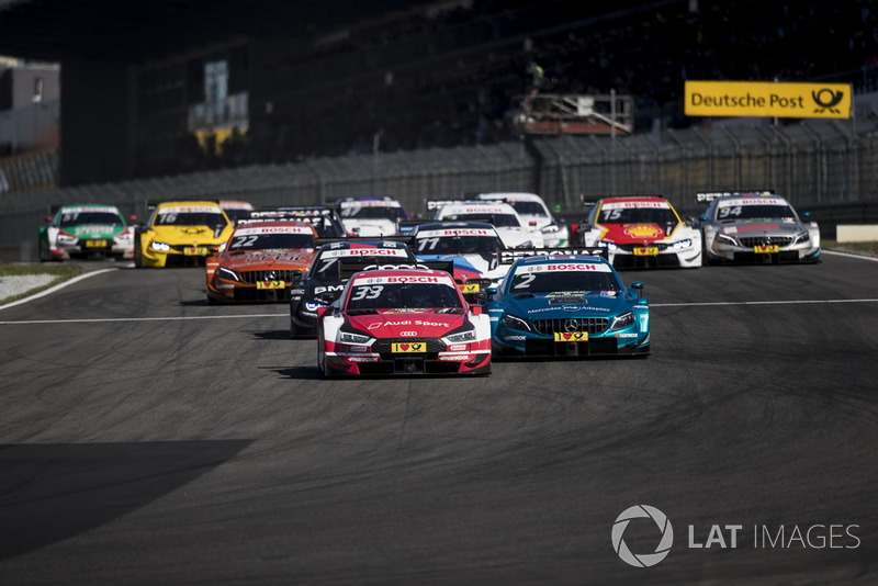 René Rast, Audi Sport Team Rosberg, Audi RS 5 DTM memimpin balapan