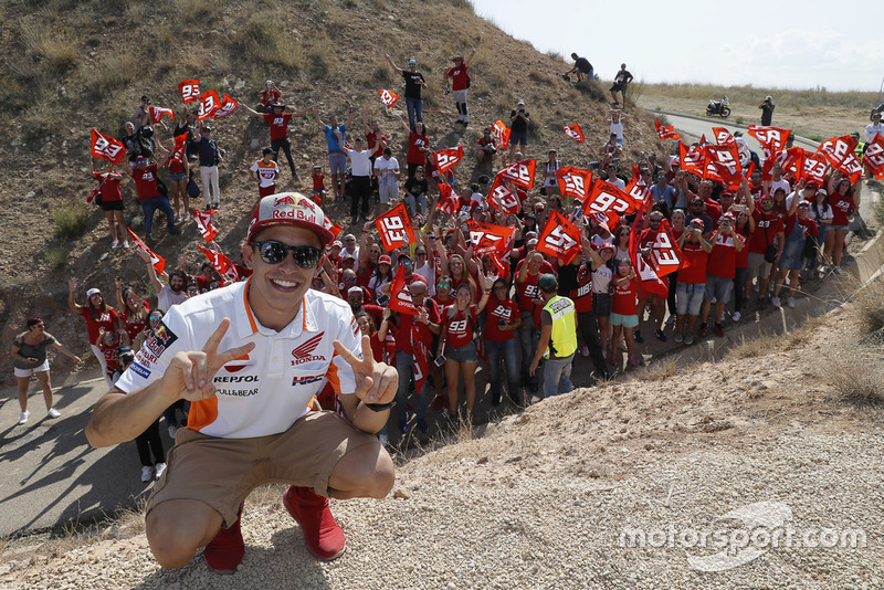 Vorstellung der Marc-Marquez-Kurve im Motorland Aragon