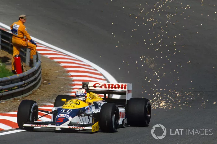 9. Nigel Mansell - Williams FW11-Honda - GP da Bélgica de 1986