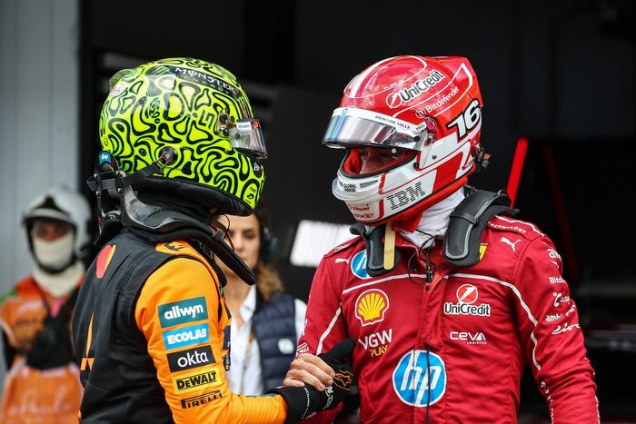 Charles Leclerc, Ferrari, Lando Norris, McLaren