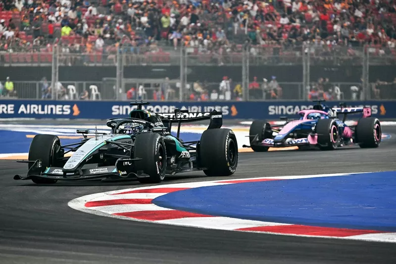 George Russell (Mercedes), Pierre Gasly (Alpine)