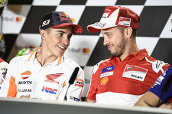 Marc Marquez, Repsol Honda Team, Andrea Dovizioso, Ducati Team