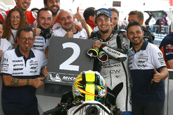 Second place Karel Abraham, Aspar Racing Team