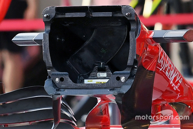 Ferrari SF70H detalle nariz