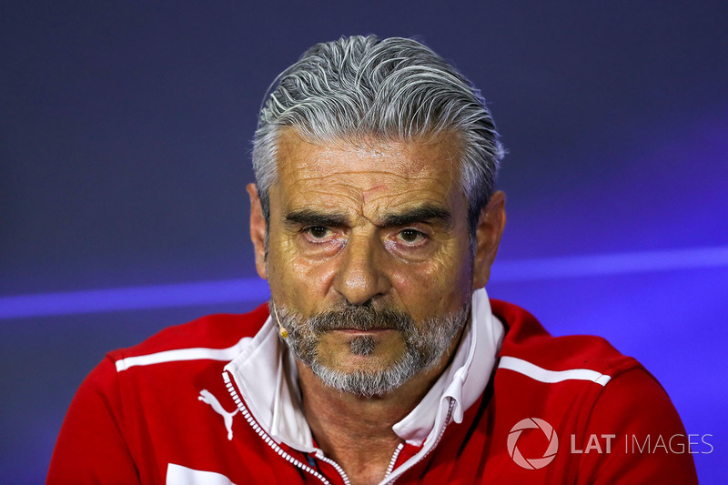 Maurizio Arrivabene, Ferrari Team Principal in the Press Conference