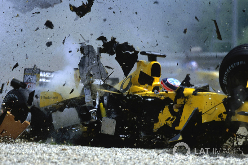 Le crash de Takuma Sato, Jordan Honda