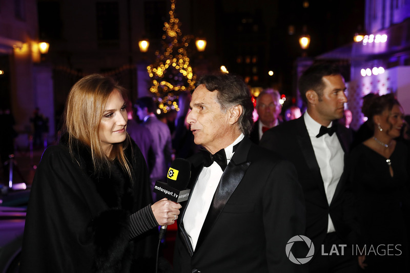 Nelson Piquet, con su hija Julia