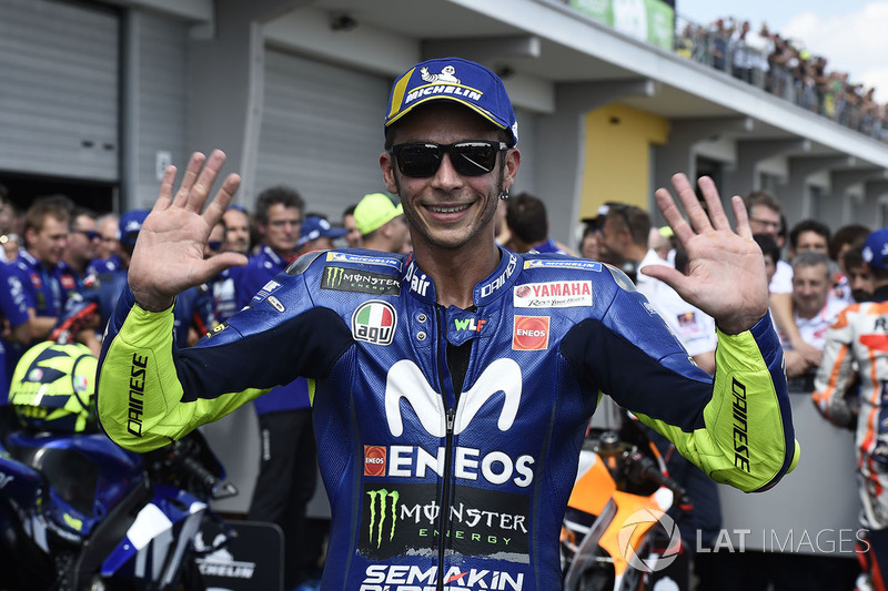 Segundo clasificado Valentino Rossi, Yamaha Factory Racing