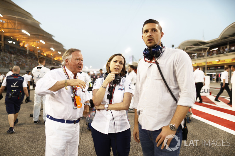 Claire Williams, Deputy Team Principal, Williams Martini Racing, on the grid