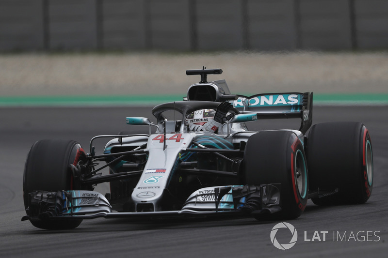 Pole pozisyonu galibi  Lewis Hamilton, Mercedes-AMG F1 W09