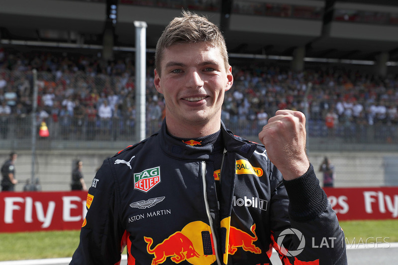 Race winner Max Verstappen, Red Bull Racing