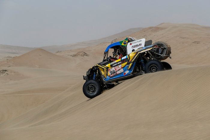 Reinaldo Varela e Gustavo Gugelmin no Dakar 2018