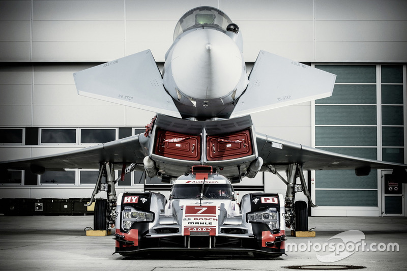 Audi R18 und Eurofighter Typhoon