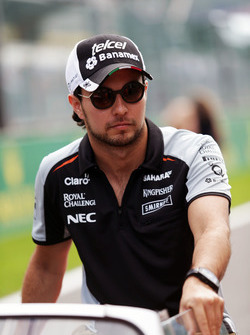 Серхіо Перес, Sahara Force India F1 на параді пілотів