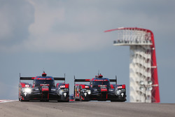 #7 Audi Sport Team Joest Audi R18: Marcel Fässler, Andre Lotterer, Benoit Tréluyer, #8 Audi Sport Te