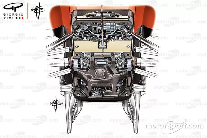 Ferrari SF90, front suspension
