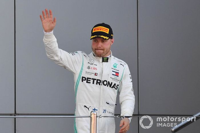 Podio: segundo lugar Valtteri Bottas, Mercedes AMG F1