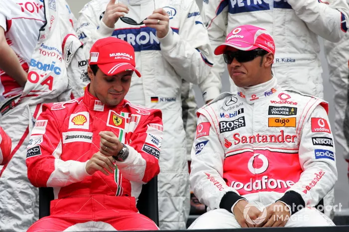 Felipe Massa, Ferrari y Lewis Hamilton, McLaren