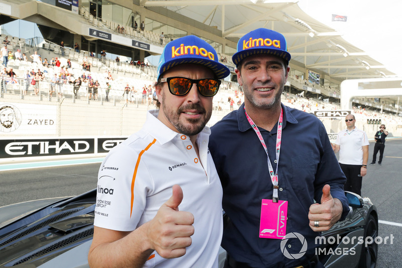 Fernando Alonso, McLaren y Jimmie Johnson