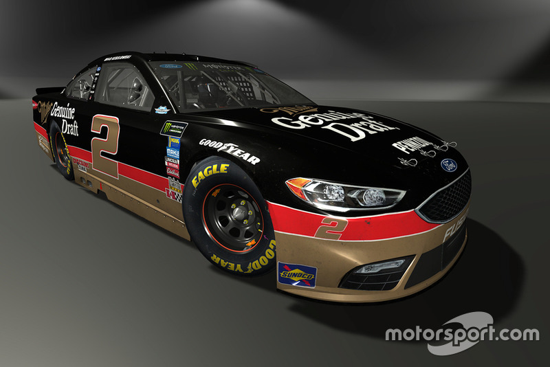Brad Keselowski, Team Penske, Ford Fusion - NASCAR Heat 3 skin