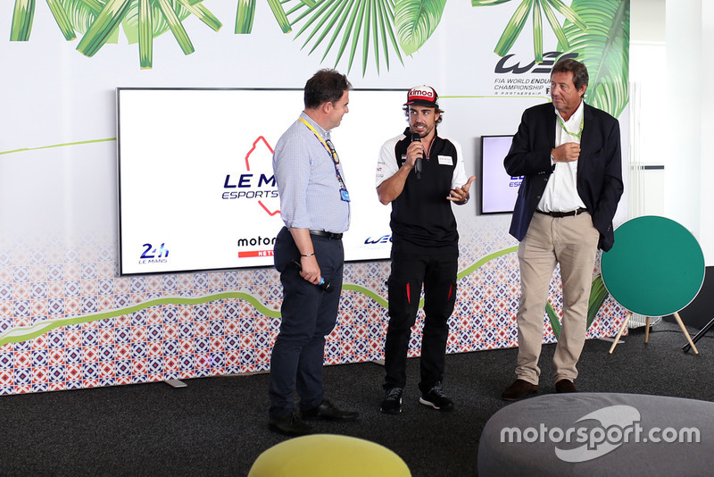 Präsentation der Le Mans eSports Series (LMES)  mit Fernando Alonso, Toyota Gazoo Racing