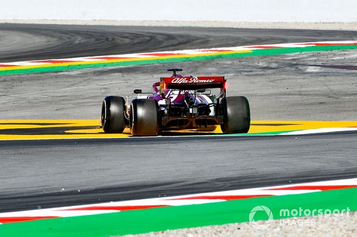 Callum Ilott, Alfa Romeo C38, se marca un trompo