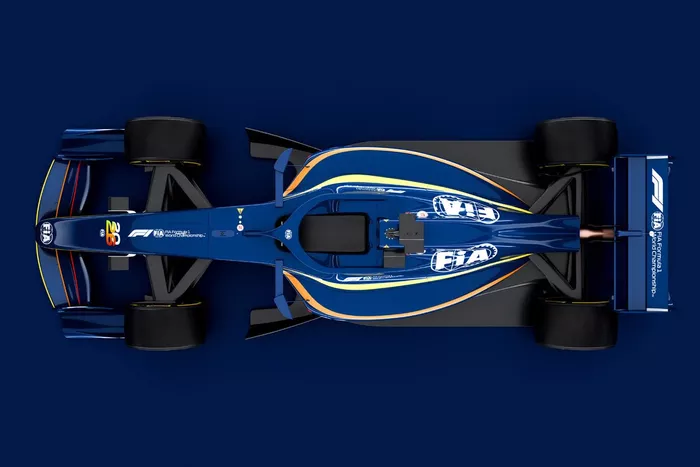 Renders del coche de F1 2026 de la FIA