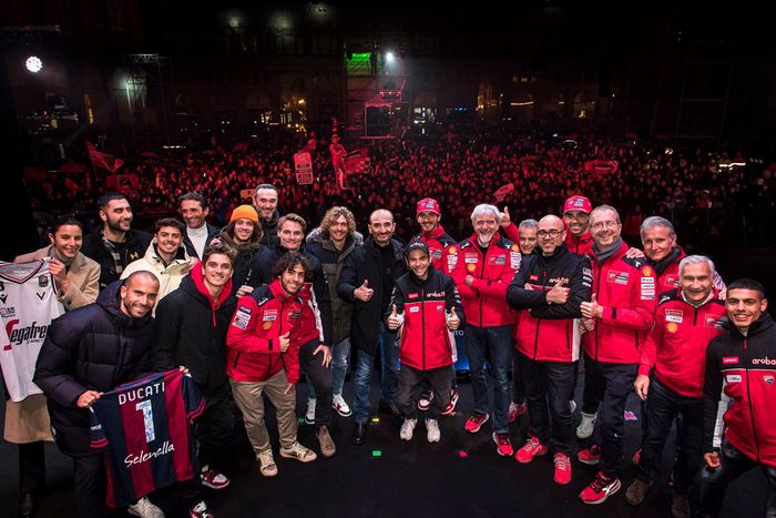 Celebración del año 2022 del Ducati Team 