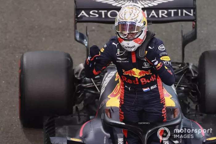 Ganador de la pole Max Verstappen, Red Bull Racing