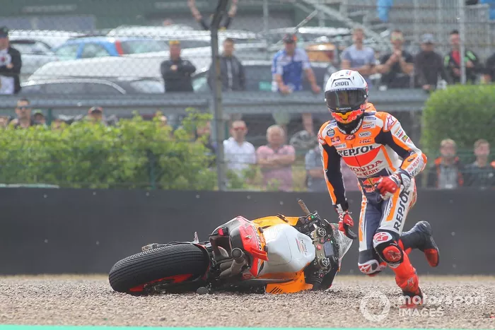 Marc Márquez, caída del Repsol Honda Team