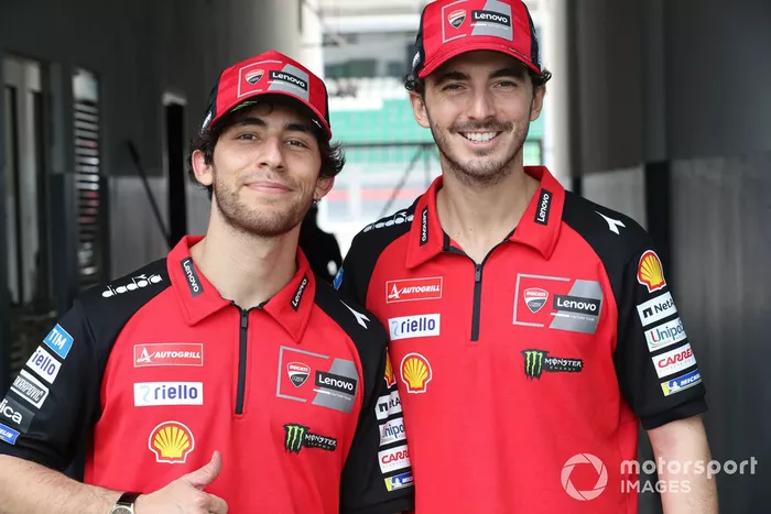 Enea Bastianini, Ducati Team, Francesco Bagnaia, Ducati Team