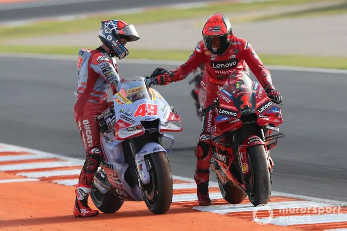 Francesco Bagnaia, Equipo Ducati, Fabio Di Giannantonio, Gresini Racing
