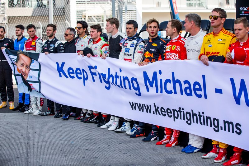 L'hommage à Michael Schumacher