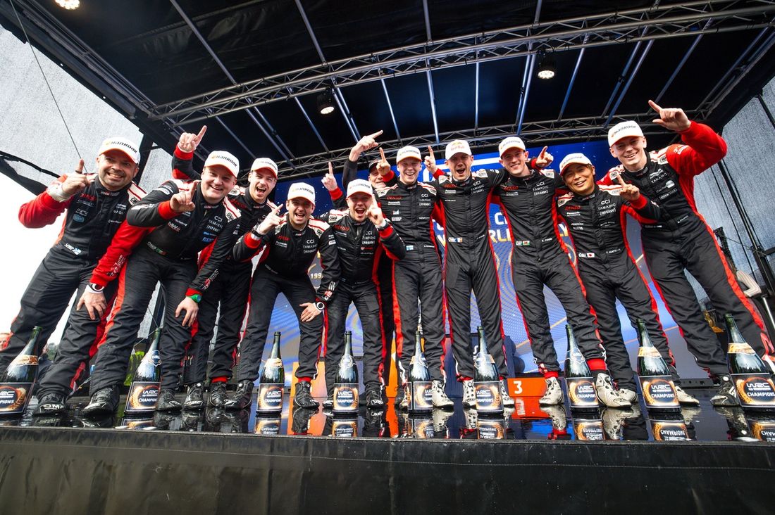 Podium: Juka Kankkunen z zespołem Toyota Gazoo Racing WRT