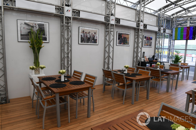 F1 Experiences motorhome and hospitality