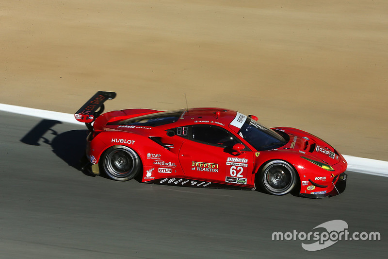 #62 Risi Competizione Ferrari 488 GTE: Toni Vilander, Giancarlo Fisichella