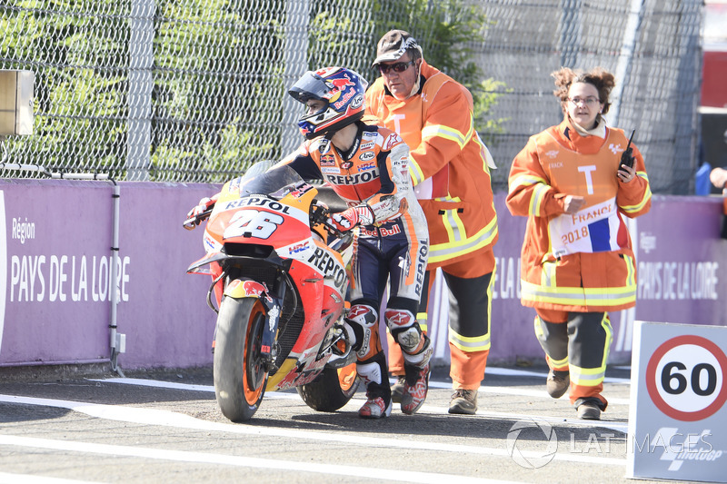Dani Pedrosa, Repsol Honda Team dopo la caduta