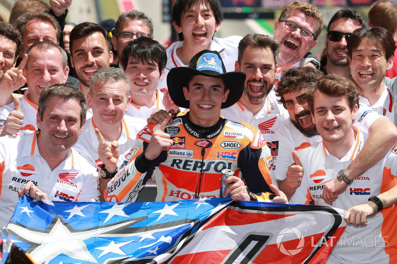 Le vainqueur Marc Marquez, Repsol Honda Team