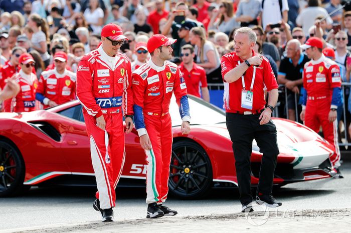 #52 AF Corse Ferrari 488 GTE EVO: Toni Vilander, Antonio Giovinazzi, Pipo Derani and #71 AF Corse Ferrari 488 GTE EVO: Davide Rigon, Sam Bird, Miguel Molina