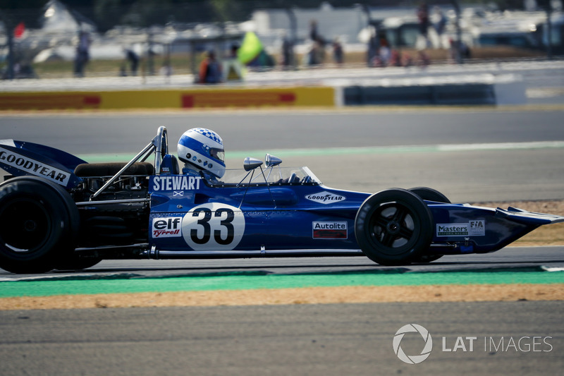 Tyrrell 005 at Silverstone 70th Anniversary Parade