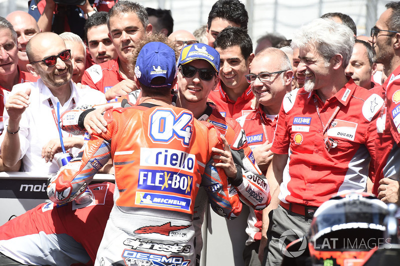 Jorge Lorenzo, Ducati Team, Andrea Dovizioso, Ducati Team