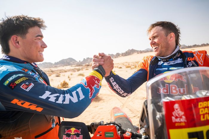 #1 Red Bull KTM Factory Racing KTM: Дэниел Сандерс, #73 Red Bull KTM Factory Racing KTM: Эдгар Кане