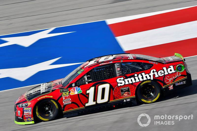 Aric Almirola, Stewart-Haas Racing, Ford Fusion Smithfield Spirals