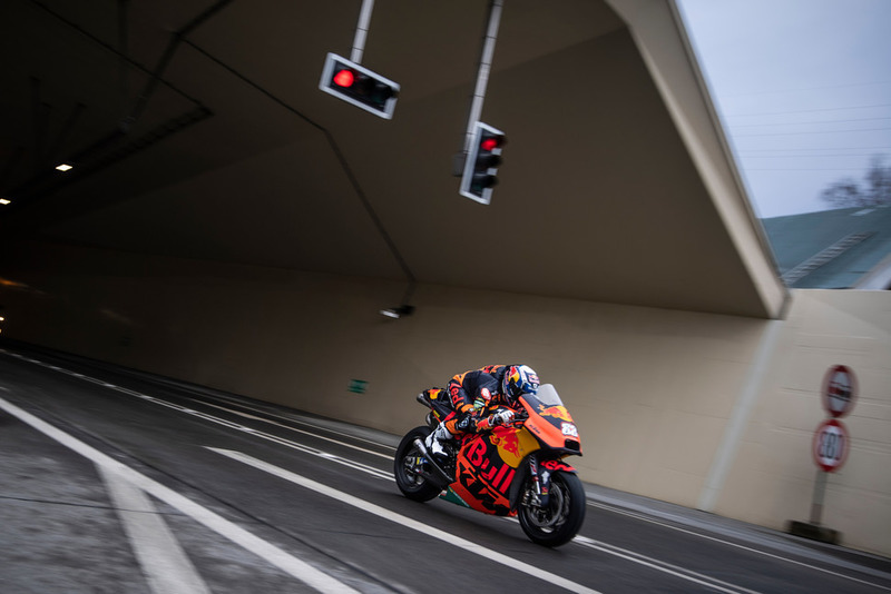 Miguel Oliveira, Red Bull KTM Factory Racing en el Gleinalmtunnel