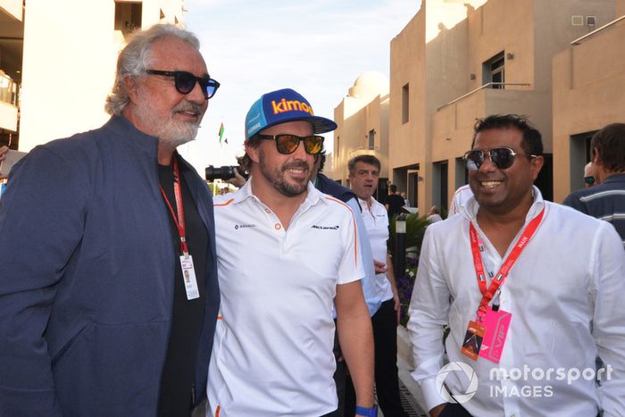 Flavio Briatore e Fernando Alonso, McLaren 