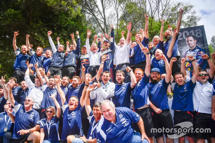 I Campioni 2018 del WRC Sébastien Ogier, Julien Ingrassia, Ford Fiesta WRC, M-Sport Ford, Malcolm Wilson